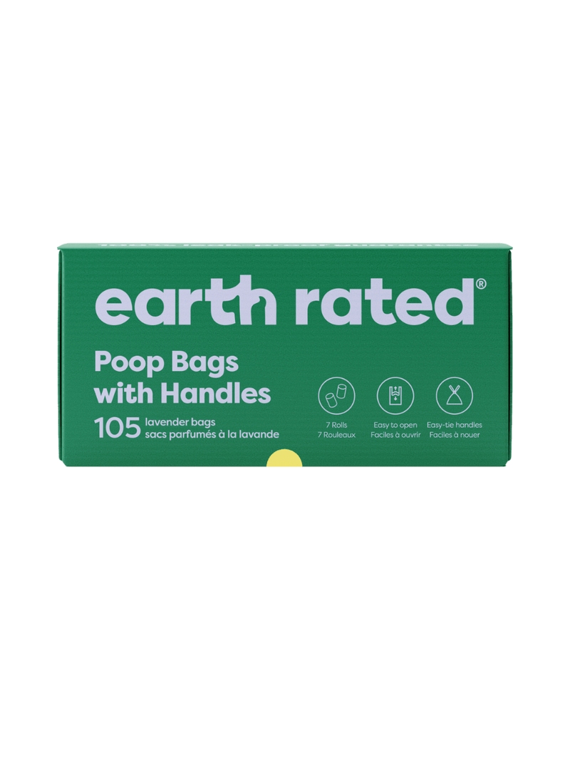 Dog Poop Bags With Handles on a Roll Y1